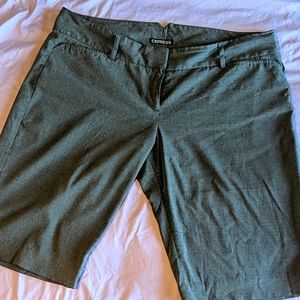 Gray Bermuda dress pants